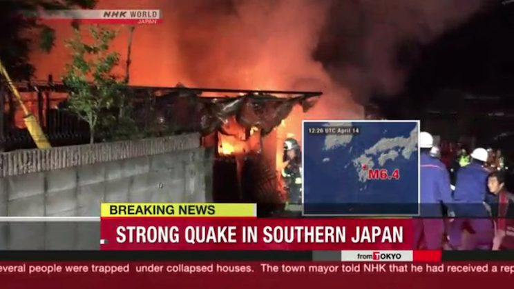 Terremoto en Japón